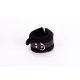 Handcuff Design Made in Calf Softy Leather and Puffed Fur Black