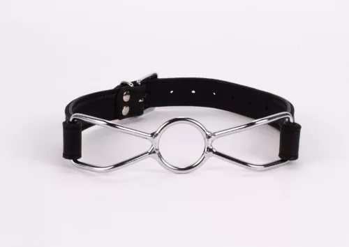 Calf Softy Leather Top and Lamb Leather Padding with Stainless Steel Mouth Piece Black