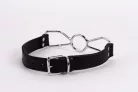 Calf Softy Leather Top and Lamb Leather Padding with Stainless Steel Mouth Piece Black