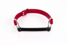 Calf Softy Leather Top and Lamb Leather padding with Silicone Mouth Piece Red