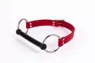 Calf Softy Leather Top and Lamb Leather padding with Silicone Mouth Piece Red