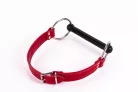 Calf Softy Leather Top and Lamb Leather padding with Silicone Mouth Piece Red