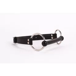   Calf Softy Leather Top and Lamb Leather padding with Silicone Mouth Piece Black