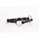 Calf Softy Leather Top and Lamb Leather padding with Silicone Mouth Piece Black