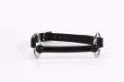 Calf Softy Leather Top and Lamb Leather padding with Silicone Mouth Piece Black