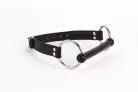 Calf Softy Leather Top and Lamb Leather padding with Silicone Mouth Piece Black