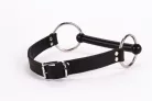 Calf Softy Leather Top and Lamb Leather padding with Silicone Mouth Piece Black