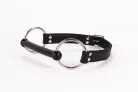Calf Softy Leather Top and Lamb Leather padding with Silicone Mouth Piece Black