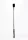 Leather Stick with Neon Strip and Nubuck Leather Top White