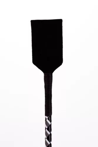 Leather Stick with Neon Strip and Nubuck Leather Top White