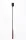 Nylon Stick with Neon Strip and Goat Kid Leather Handle Nubuck Leather Black