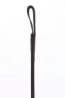 Nylon Stick with Neon Strip and Goat Kid Leather Handle Nubuck Leather Black