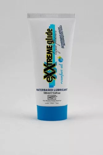 HOT eXXtreme Glide - waterbased lubricant + comfort oil a+ 100 ml