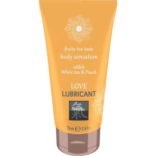 Love Lubricant edible - White Tea & Peach 75ml