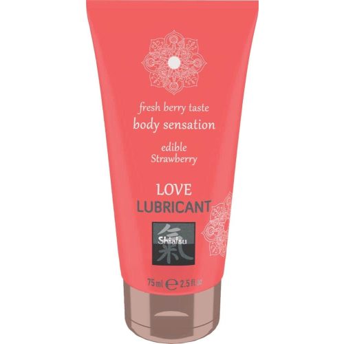 Love Lubricant edible - Strawberry 75ml