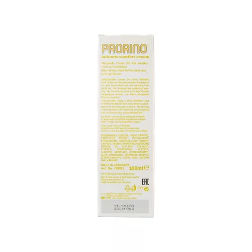 PRORINO Sensitive Anal Comfort Cream - unisex 100 ml