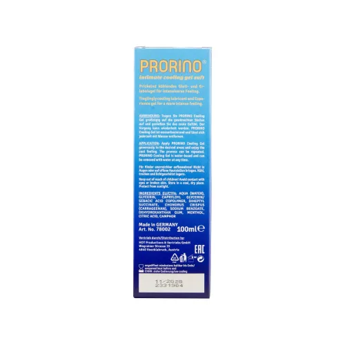 PRORINO Cooling Gel "soft"  100 ml