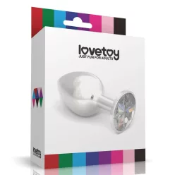 Rosebud Classic Metal Plug S Clear