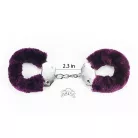 Fetish Pleasure Fluffy Hand Cuffs Purple