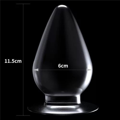 4.5''  Flawless Clear Anal Plug