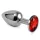 Rosebud Classic Metal Plug S Red
