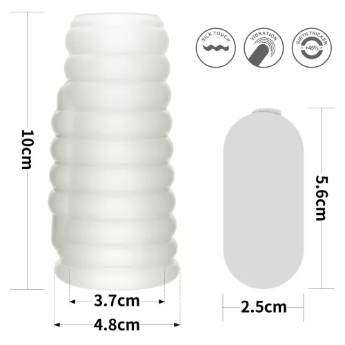 Vibrating Spiral Knights Ring (White) IV