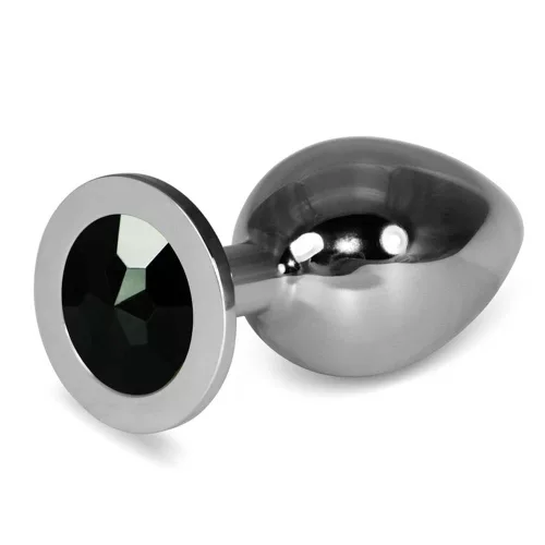 Rosebud Classic Metal Plug L Black_B15O50_3