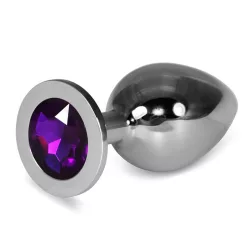 Rosebud Classic Metal Plug L Purple_B15O50_3