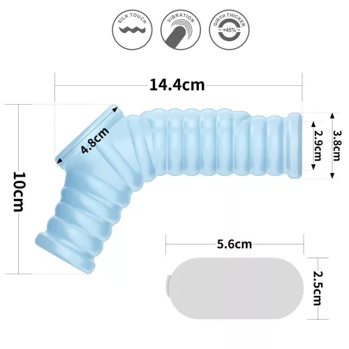 Vibrating Wave Knights Ring with Scrotum Sleeve_B15O50_3