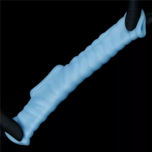 Vibrating Wave Knights Ring with Scrotum Sleeve_B15O50_3