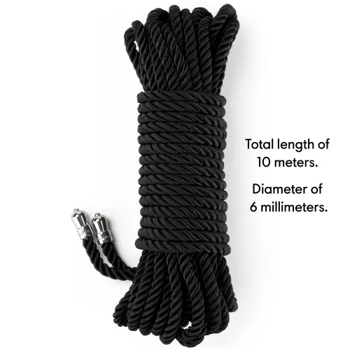 Rebellion Reign Ebony Silky Bondage Rope