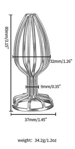 Stainless Anal Plug M