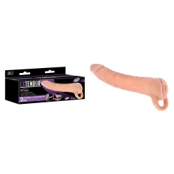 EXTENDOR 9" TPR 2 IN 1 EXTENDER & MASTURBATOR