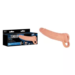 EXTENDOR 8" TPR 2 IN 1 EXTENDER & MASTURBATOR