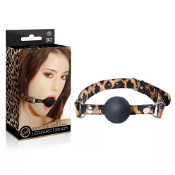 LEOPARD FRENZY SILICONE GAG BALL_B0O25_4