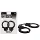 SEX EXTRA - METAL CUFFS BLACK