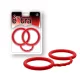 SEX EXTRA - SILICONE CUFFS RED_B0O25_4