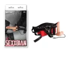 SEXXBIAN 6" VIBRATING DONG & HARNESS_B15O25_4