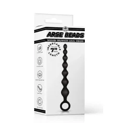 Arse Beads 7" Ribbed Silicone Aanal Beads II