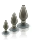Black Axinite 3 IN 1 Anal Plug Kit Set III