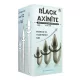 Black Axinite 3 In 1 Anal Plug Kit Set with Tail Design