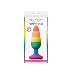   Colours - Pride Edition - Pleasure Plug - Medium -Rainbow_B0O25_2