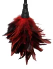 Frisky Feather Duster  Red/Black