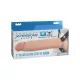 9" Silicone Hollow Strap-On Dual Density