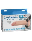 5" Silicone Hollow Strap-On Dual Density