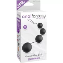 Deluxe Vibro Balls  Black