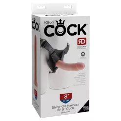 Strap on Harness with 8" Cock Light