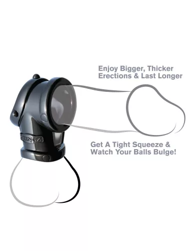 Cock Pipe With Ball-Stretcher  Black