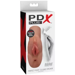 Perfect Pussy Double Stroker  Tan