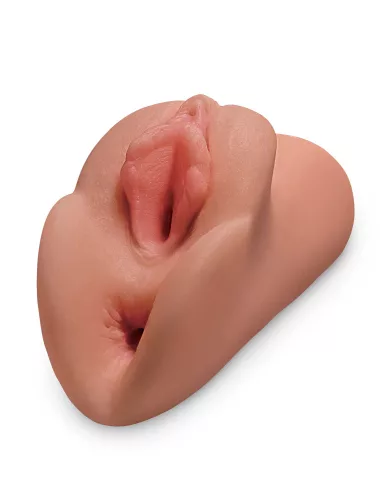 Perfect Pussy Double Stroker  Tan